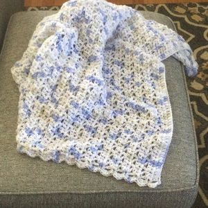 1 Hand Crocheted Baby Afghan